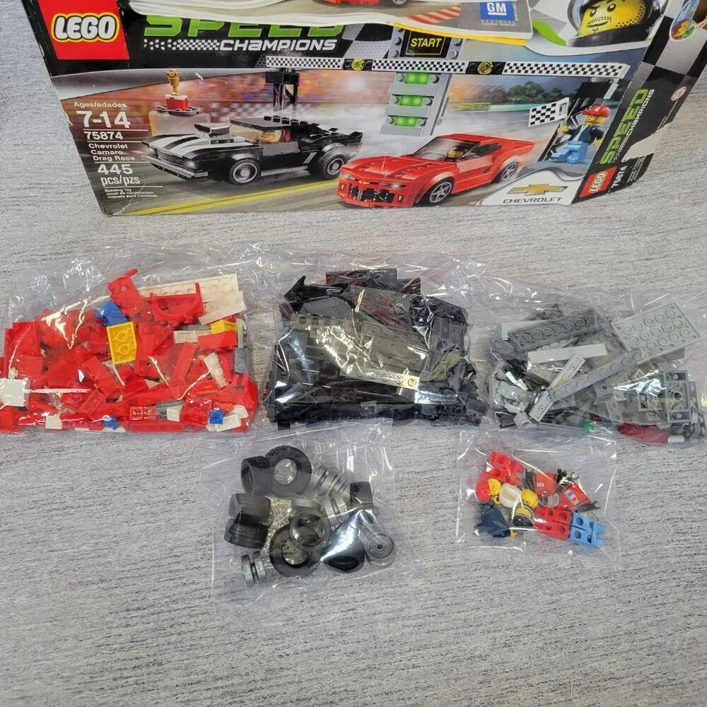 Lego Speed Champions Chevrolet Camaro Drag Race 75874